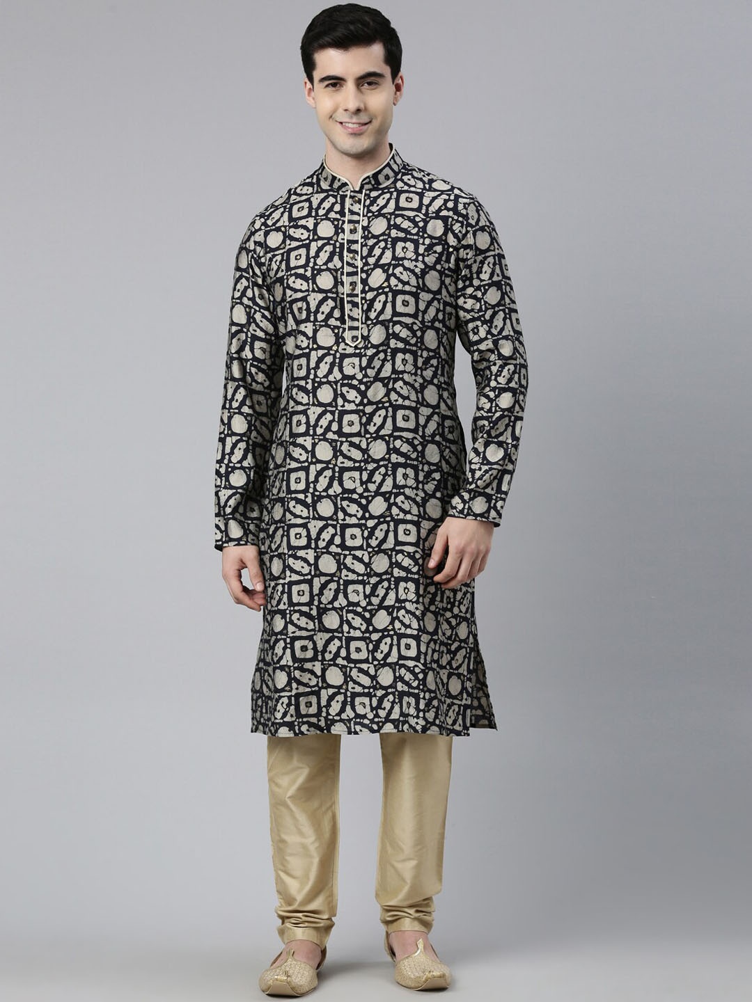 

TheEthnic.Co Ethnic Motifs Printed Kurta, Blue