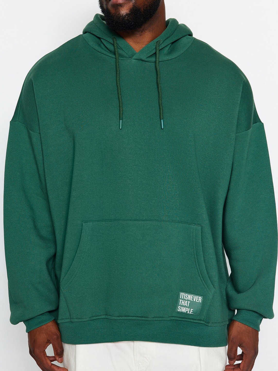 

Trendyol Hooded Pullover Sweatshirt, Green