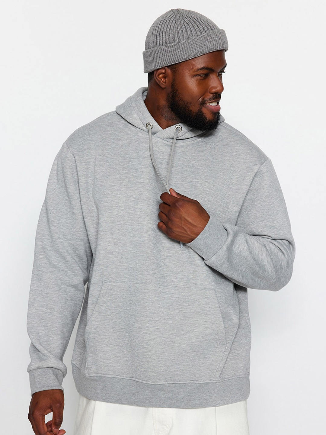 

Trendyol Hooded Neck Sweatshirt, Grey