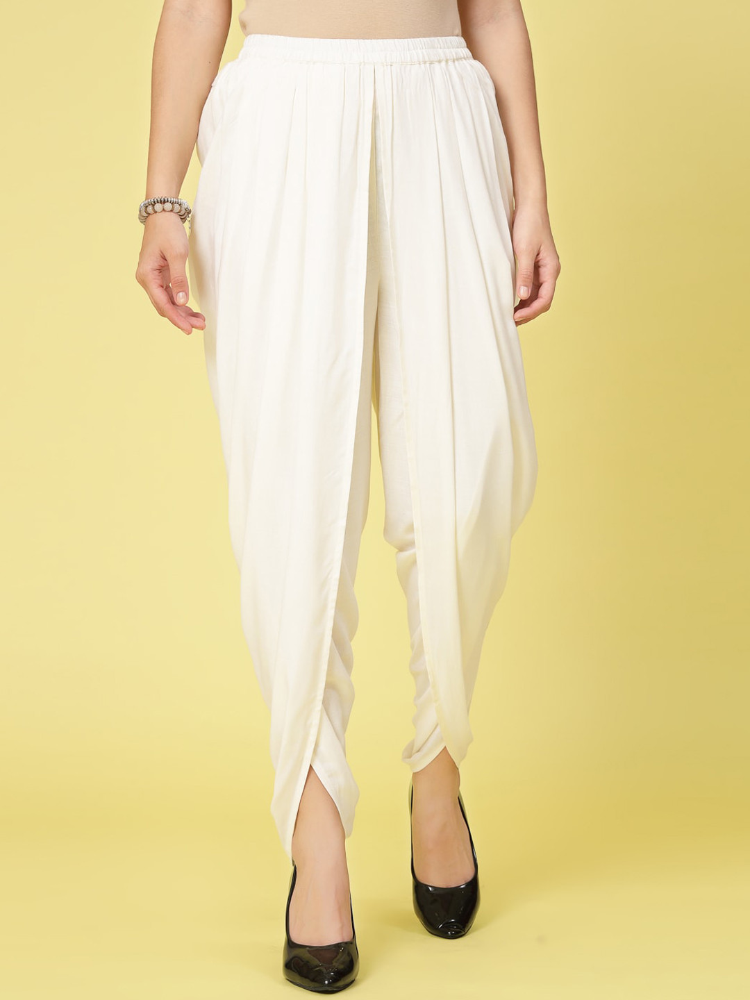 

Clora Creation Women Dhotis Pant, Off white