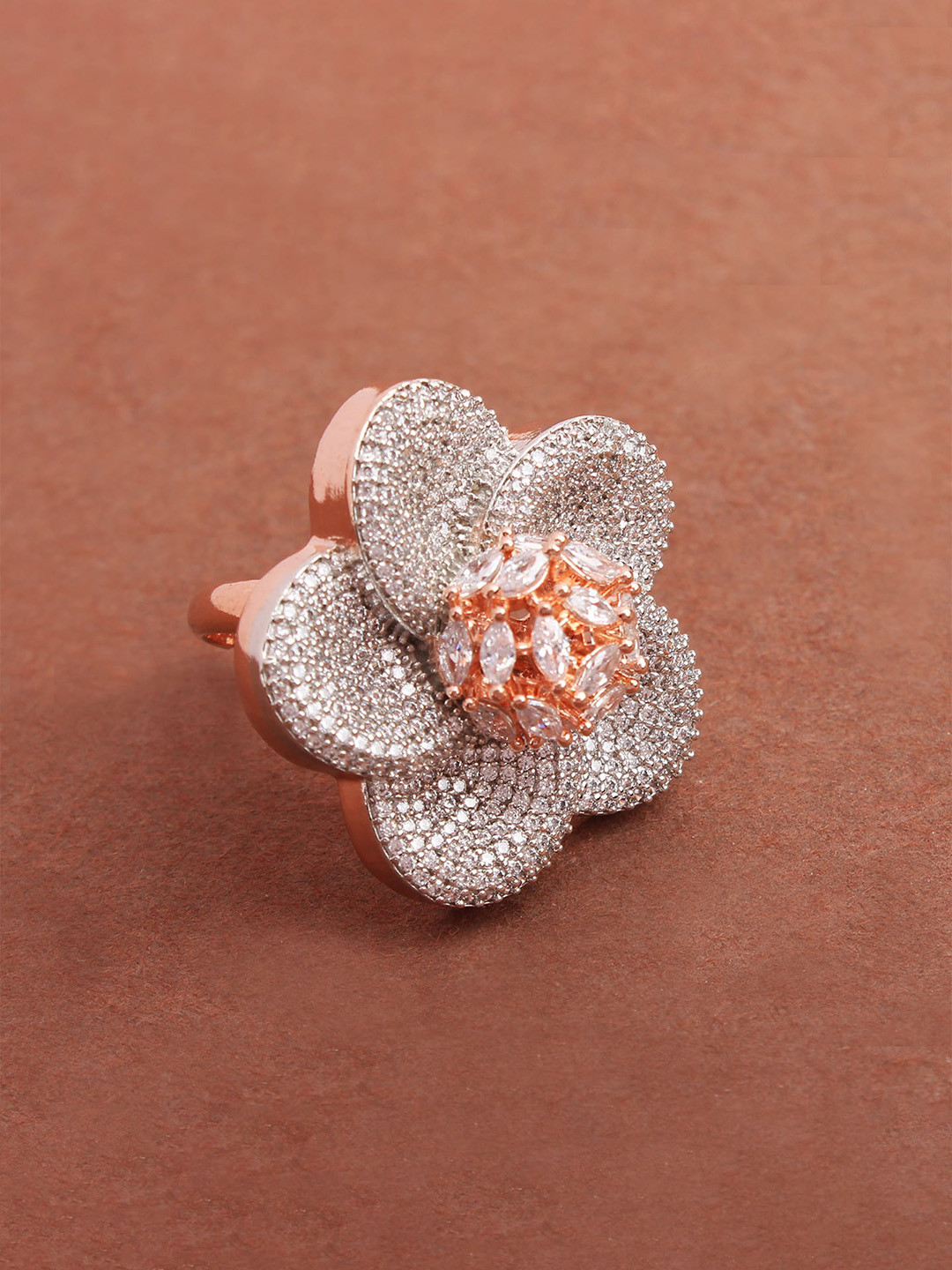 

Mirana Rose Gold-Plated Finger Ring