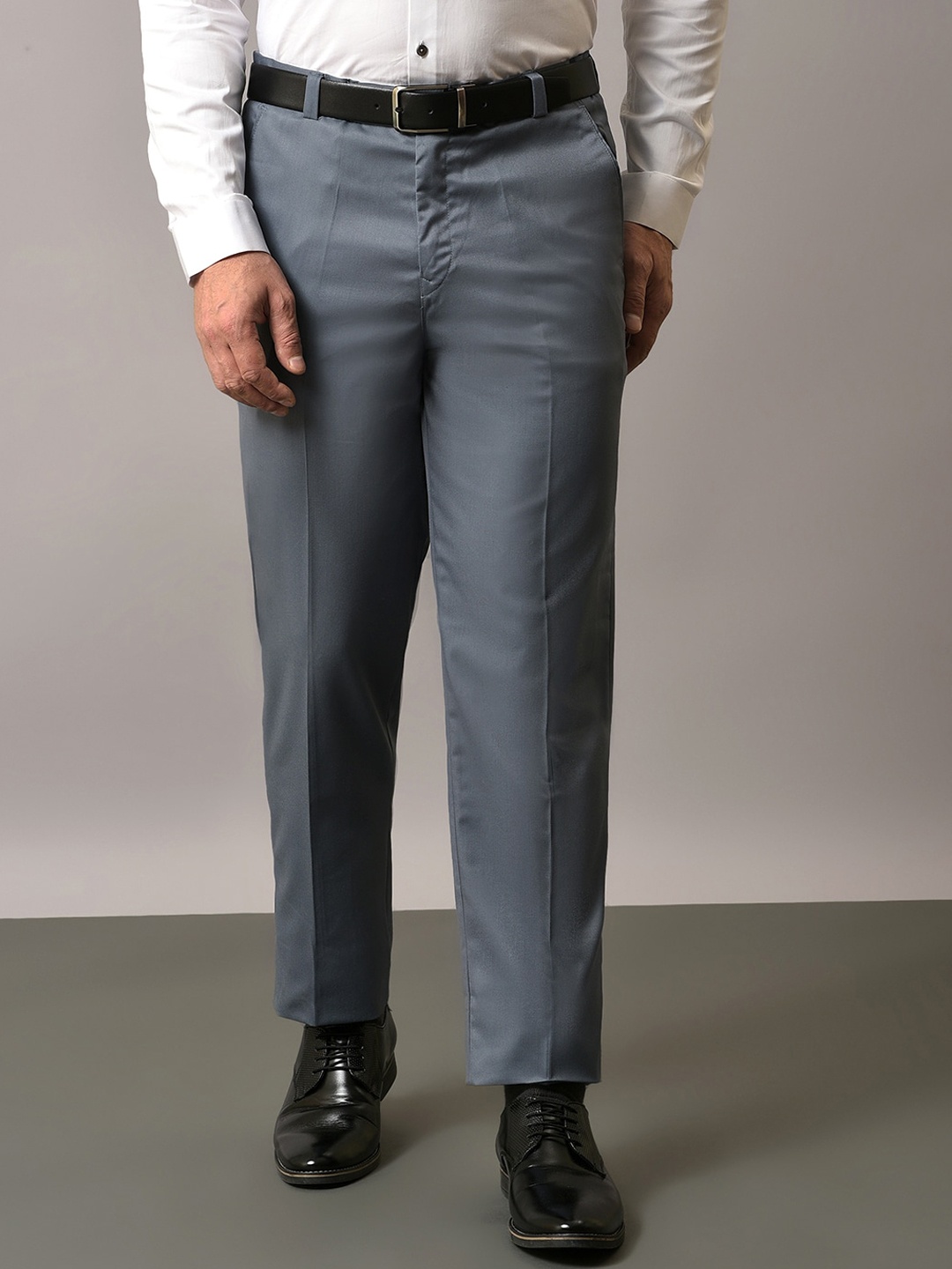 

Vgyaan Men Original Formal Trousers, Grey