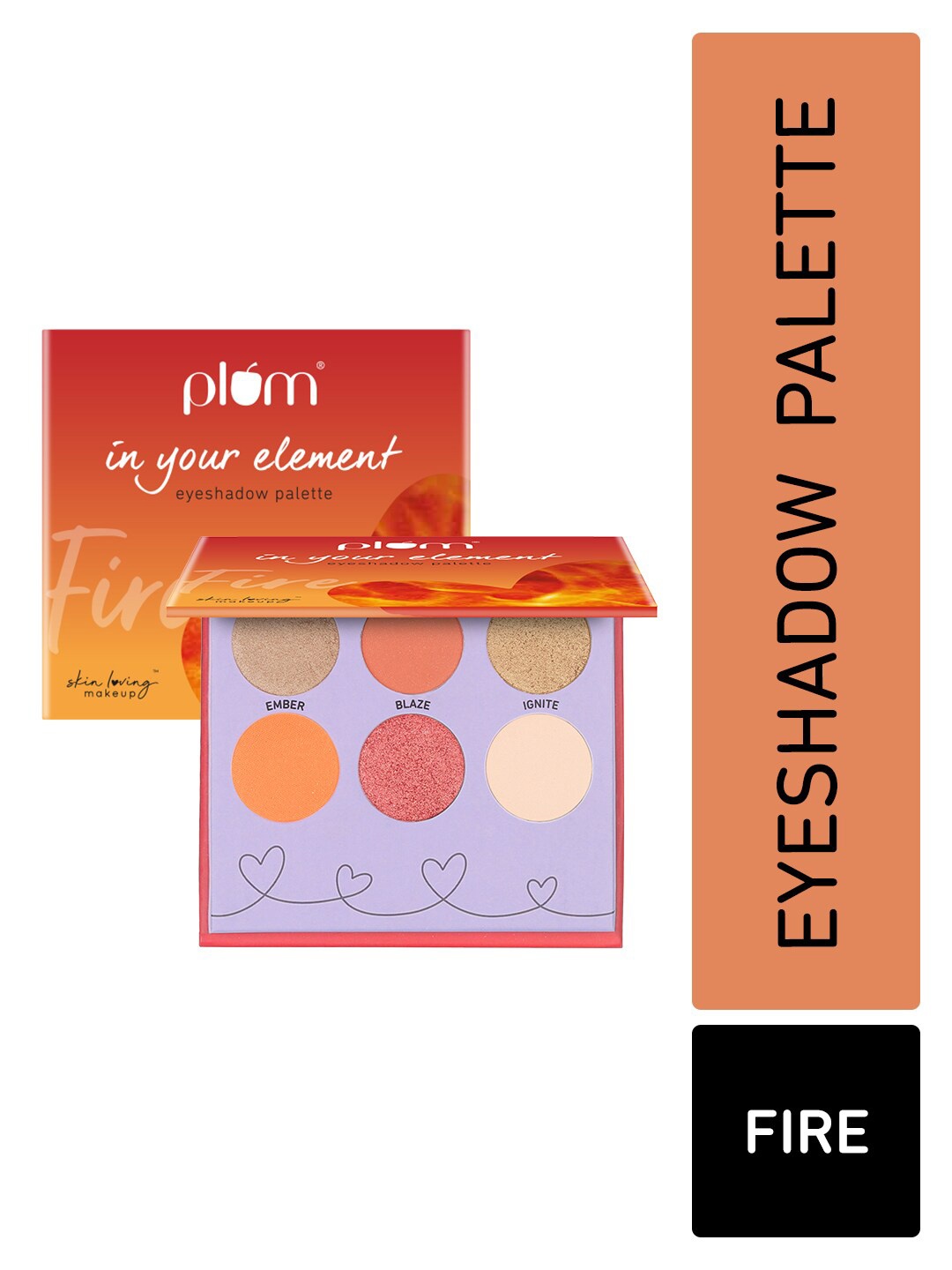 

6 In 1 In Your Element Eyeshadow Palette - 10g - Fire 01, Na