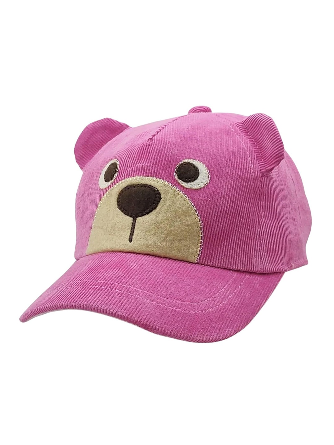 

Zacharias Kids Self Design Cotton Baseball Cap, Pink