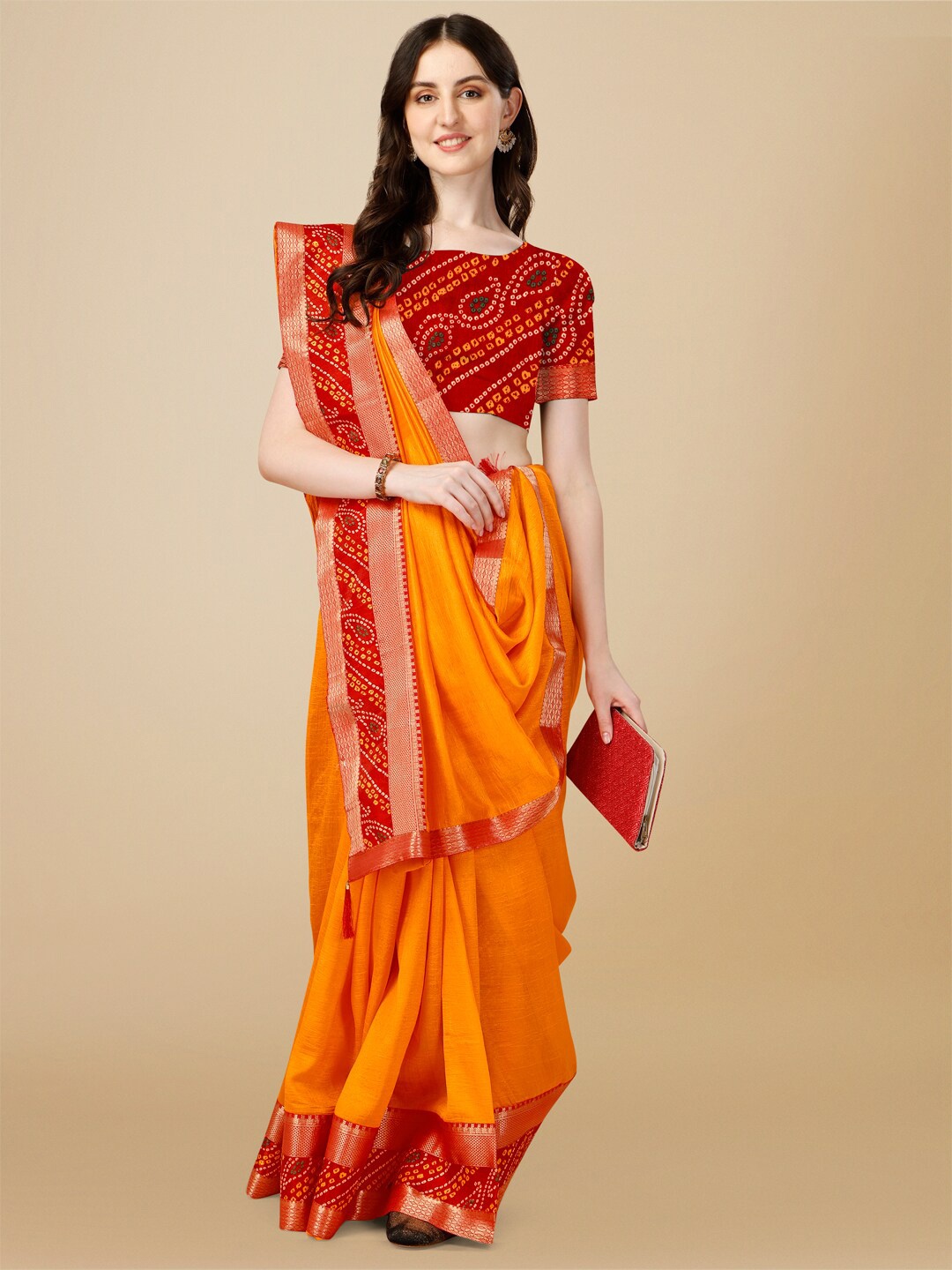 

KALINI Zari Pure Silk Saree, Yellow