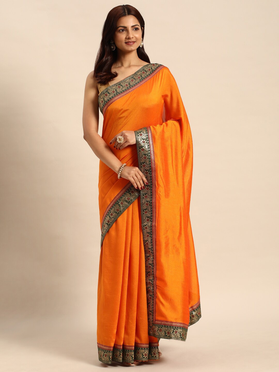 

KALINI Zari Pure Silk Saree, Yellow