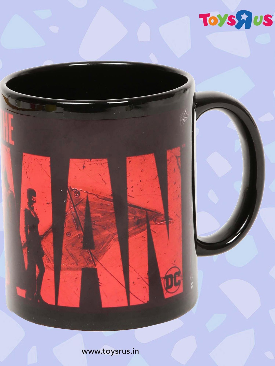 

DC Black & Red Epic Stuff The Batman Official Movie Poster Design Coffee Mug -350ml