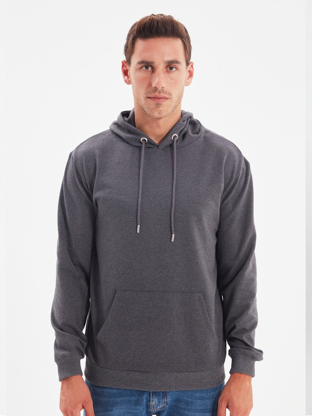 

Trendyol Hooded Pullover Sweatshirt, Grey