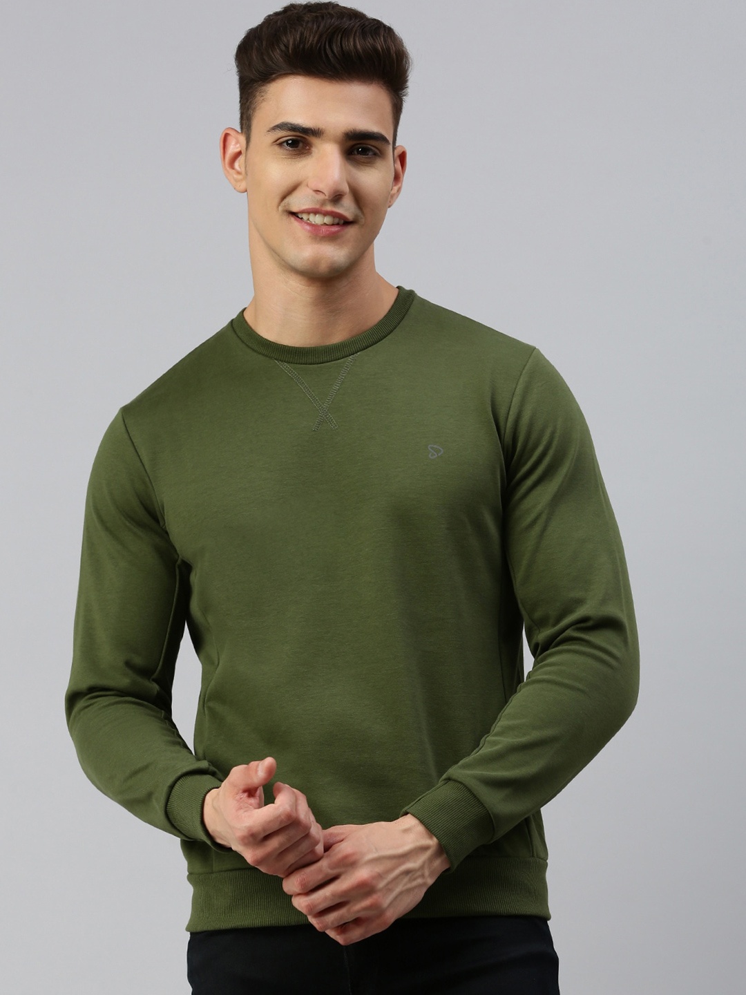 

SPORTO Cotton Pullover Sweatshirt, Olive