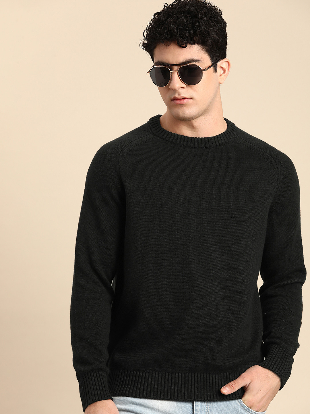 

Celio Pure Cotton Pullover, Black