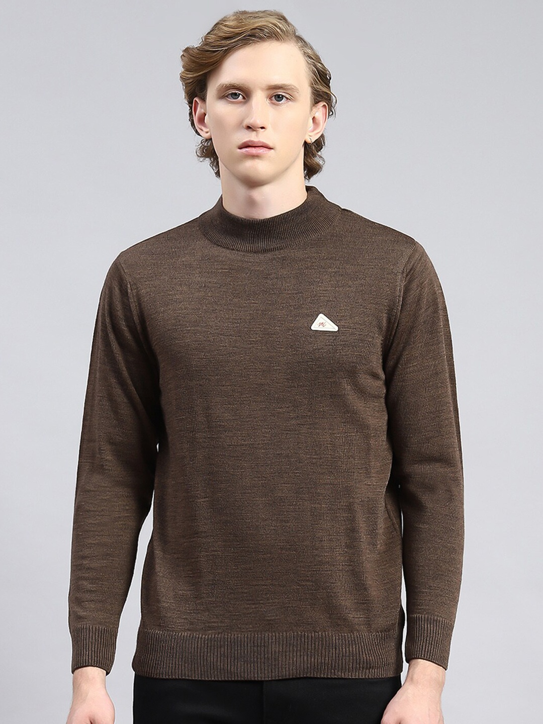 

Monte Carlo Turtle Neck Woollen Pullover, Brown