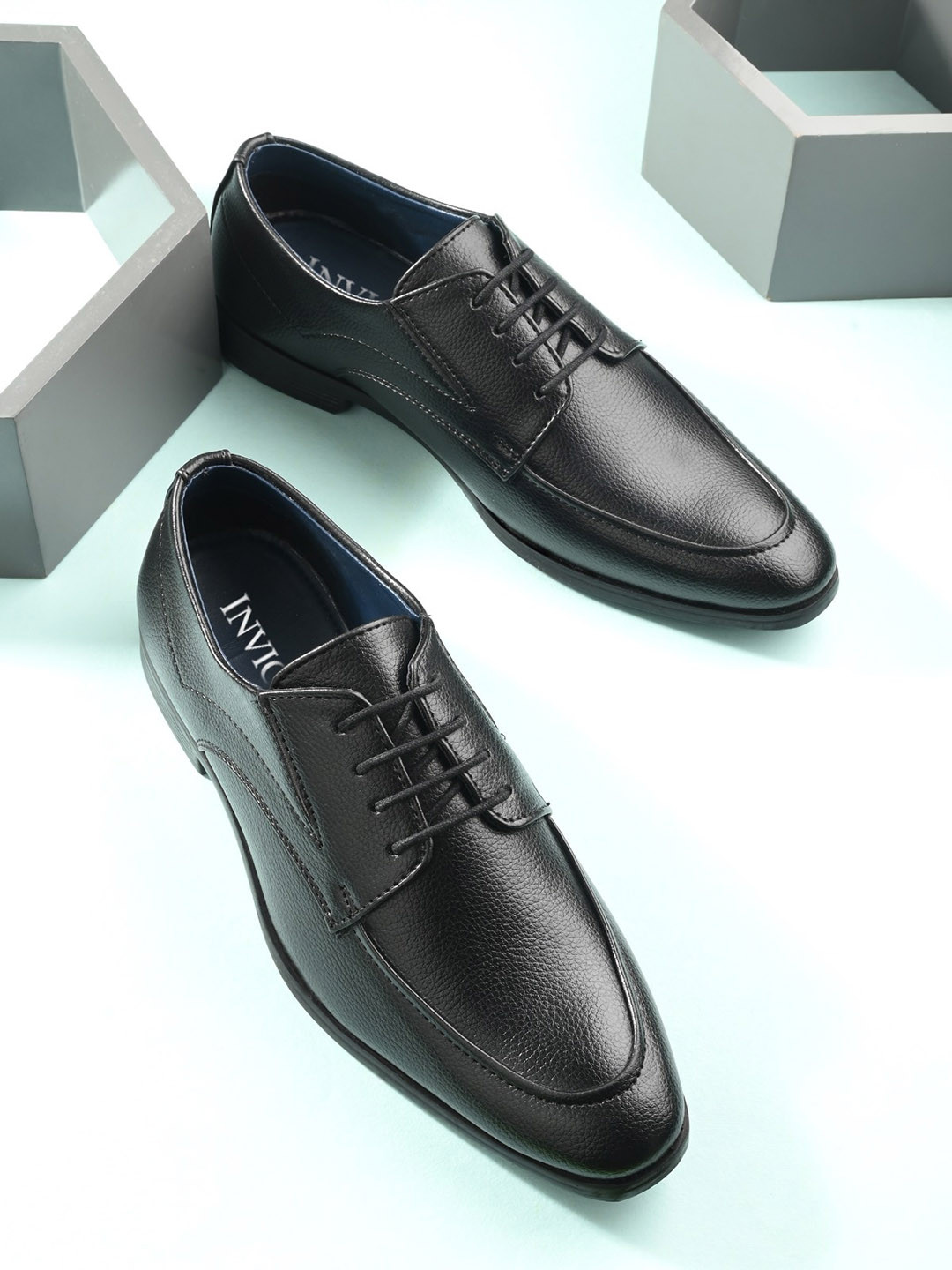 

INVICTUS Men Formal derbys Shoes, Black