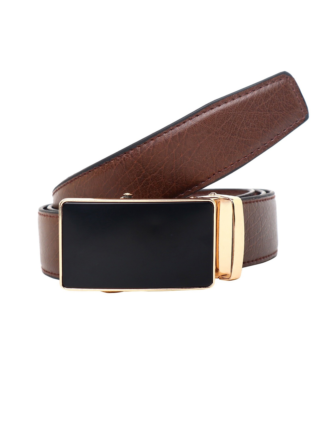 

Zacharias Men Textured Formal Belt, Brown