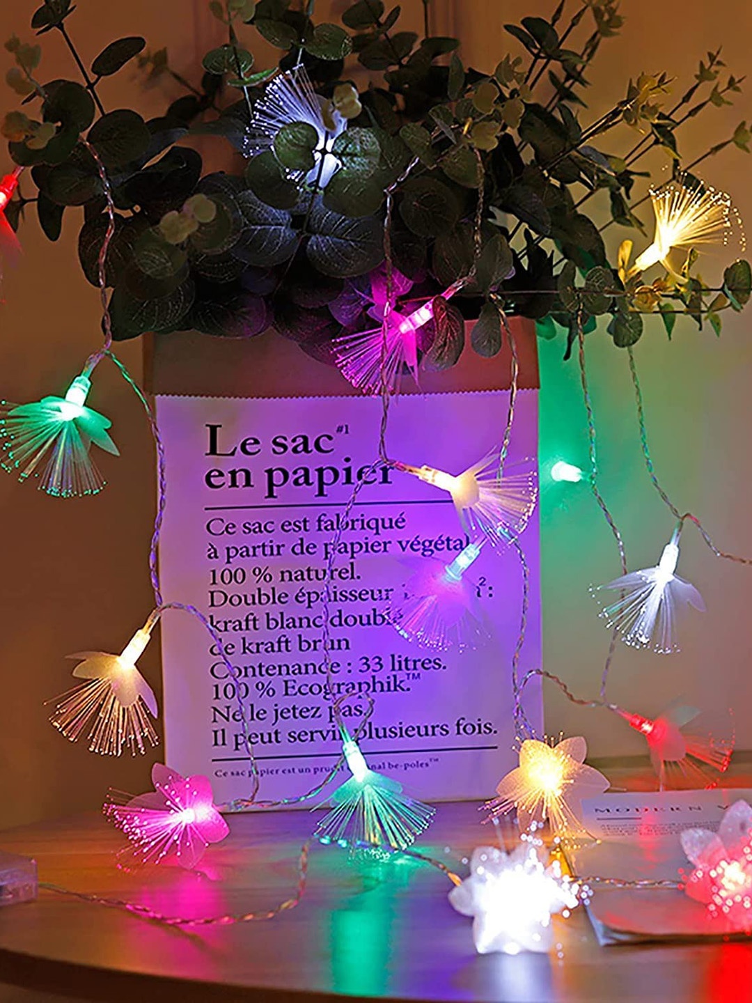 

Ascension Blue & Green Fibre Petal String Lights