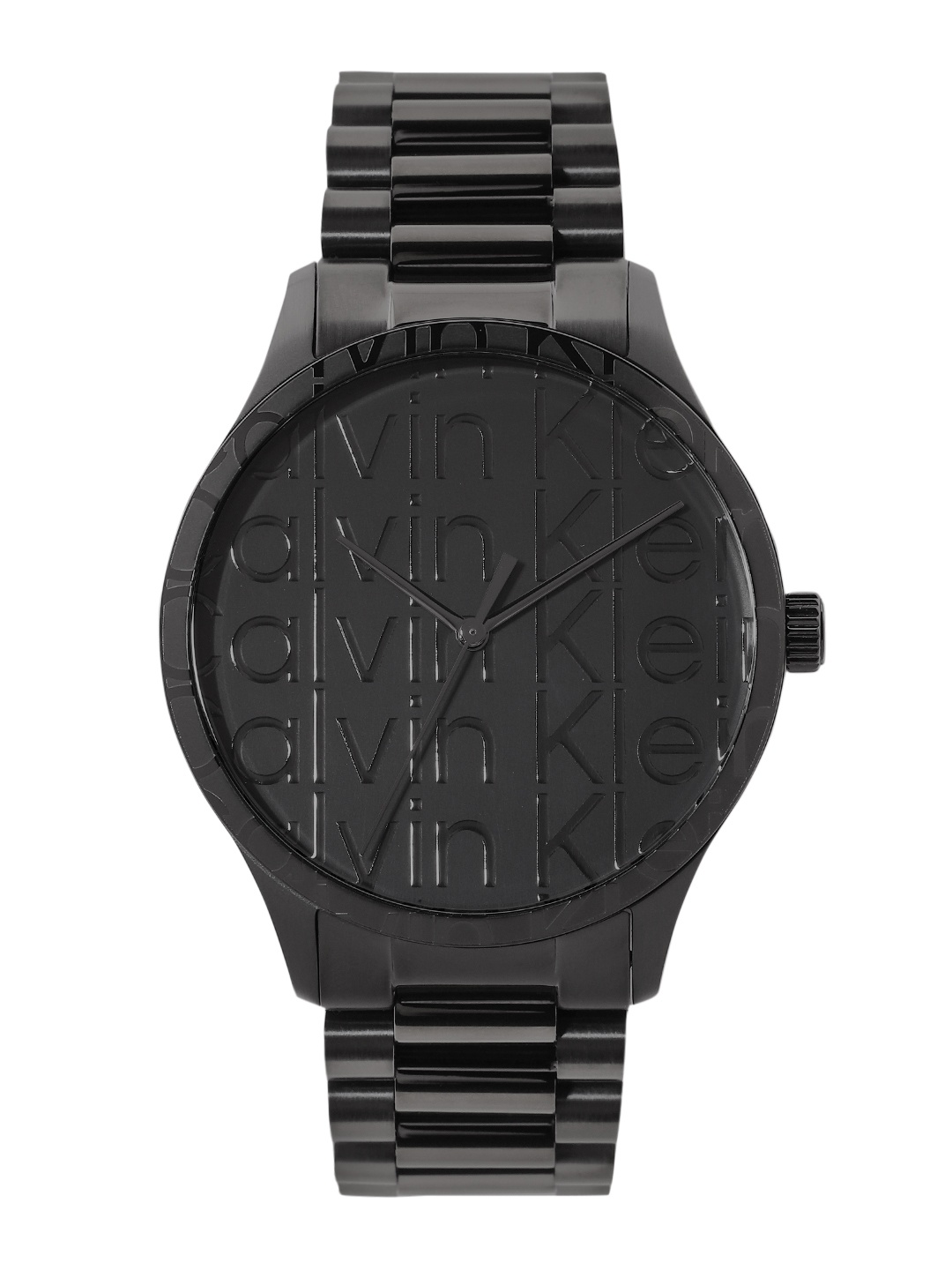 

Calvin Klein Unisex Patterned Iconic Analogue Watch 25200344, Black