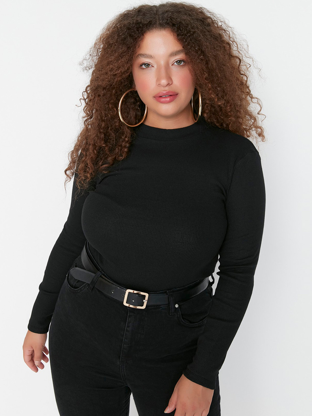 

Trendyol Self-Design Bodysuit, Black