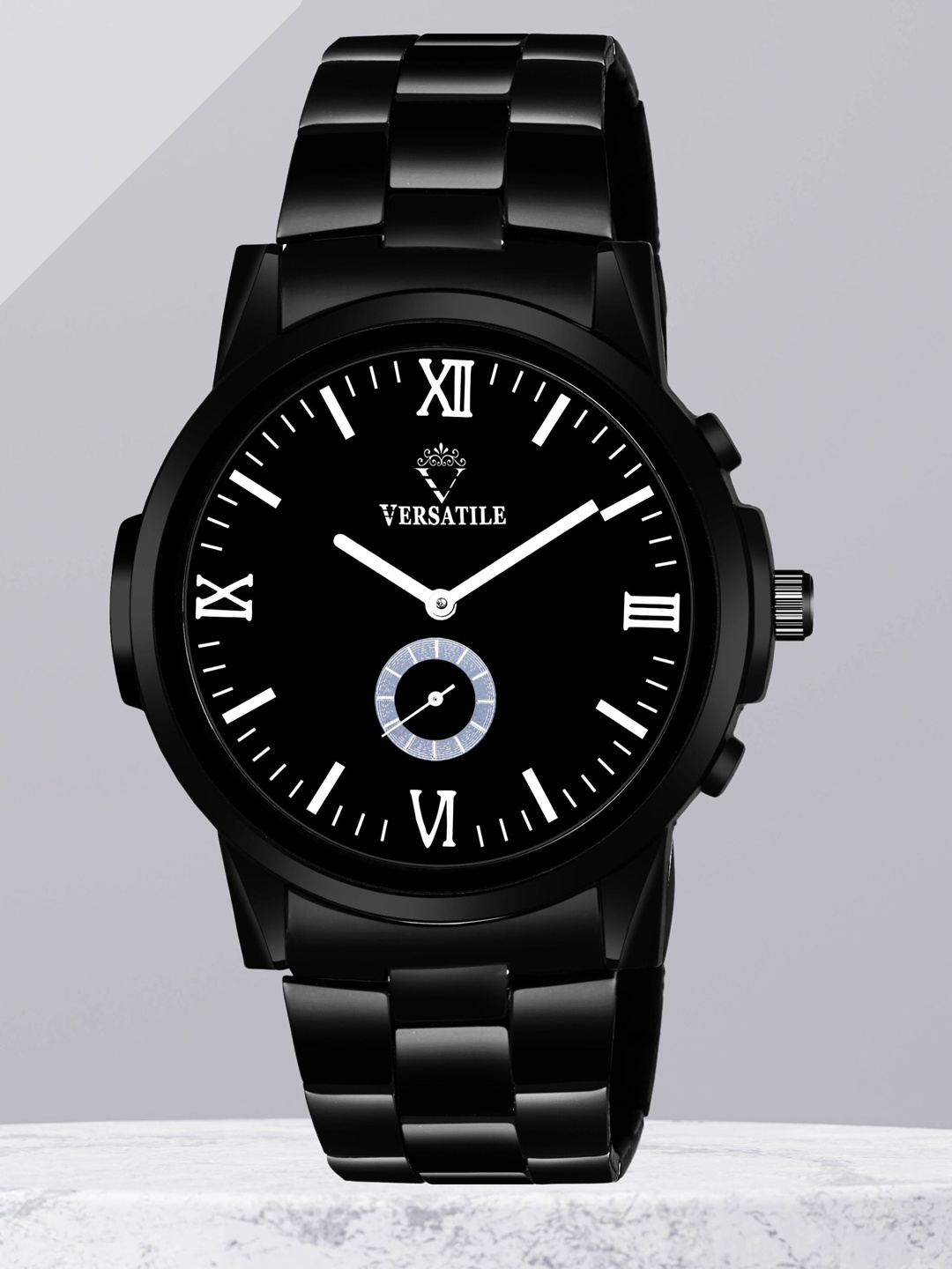 

Versatile Men Water Resistance Analogue Chronograph Watch Blck Orginal Chrono, Black