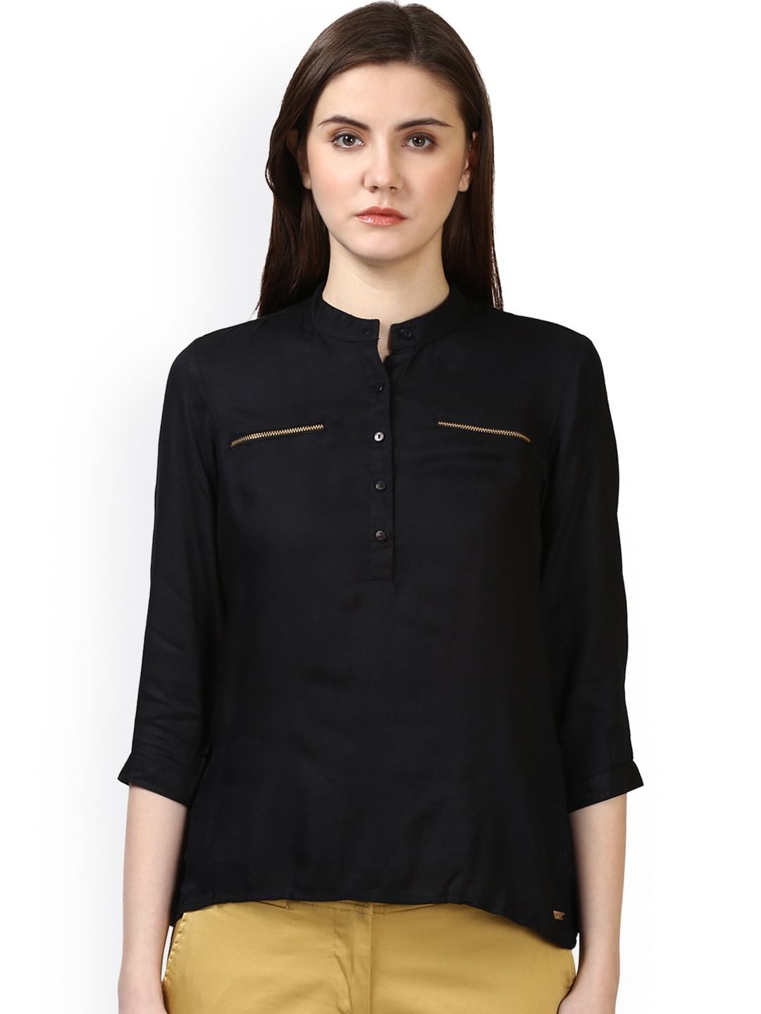 

Park Avenue Women Black Solid Top