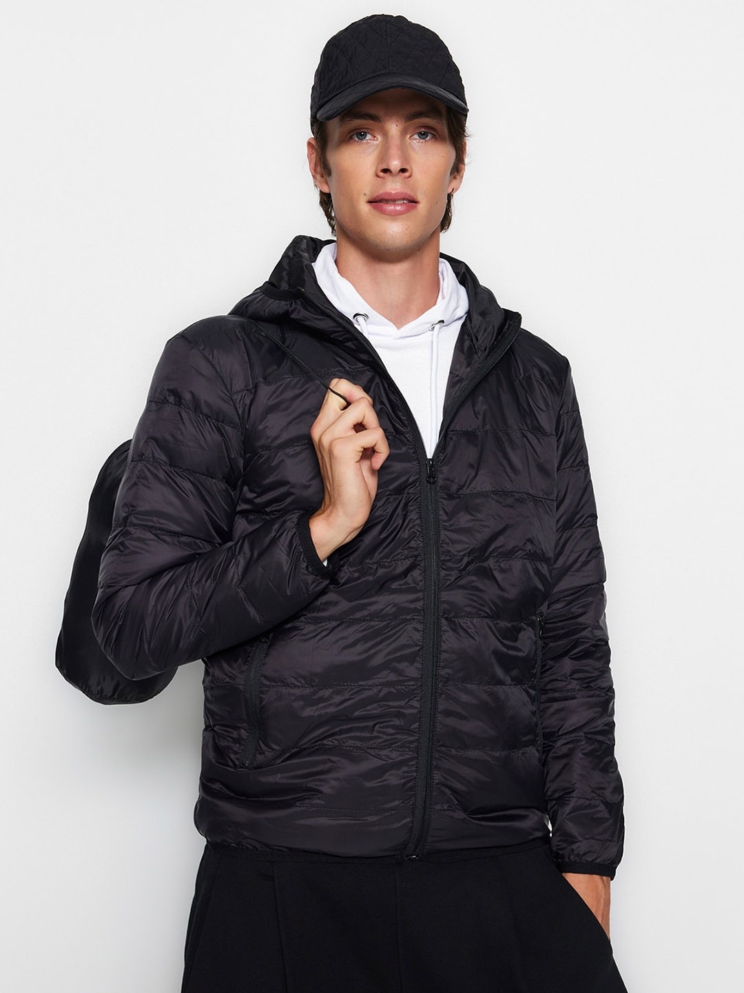 

Trendyol Hooded Padded Jacket, Black