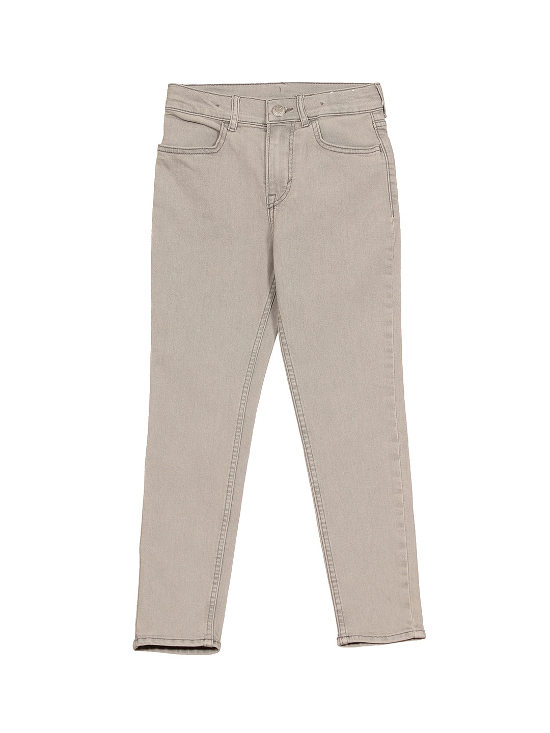 

Lil Lollipop Kids Slim Fit Clean Look Stretchable Jeans, Grey