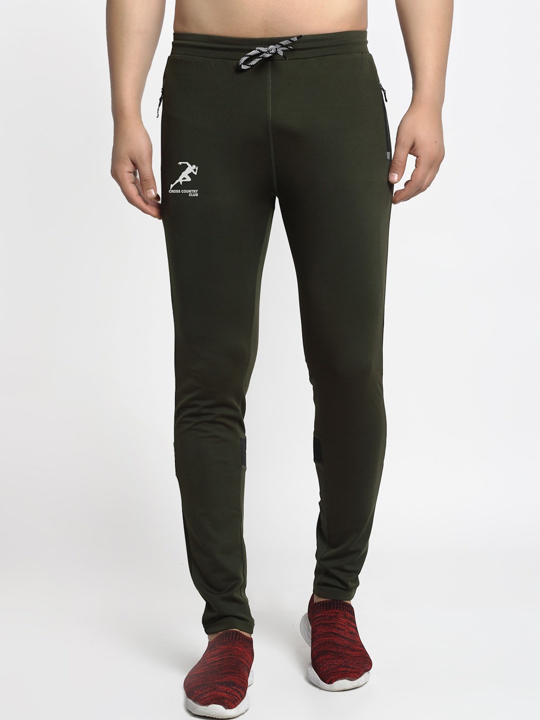 

GRACIT Men Track Pants, Olive