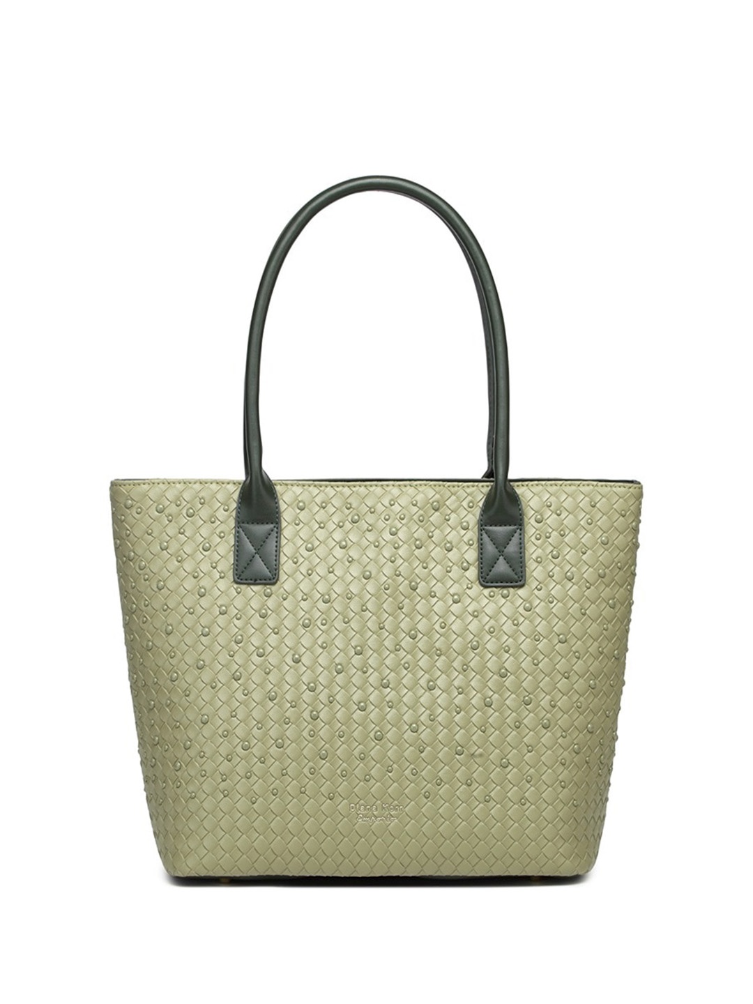 

Diana Korr Textured Structured Shoulder Bag, Green