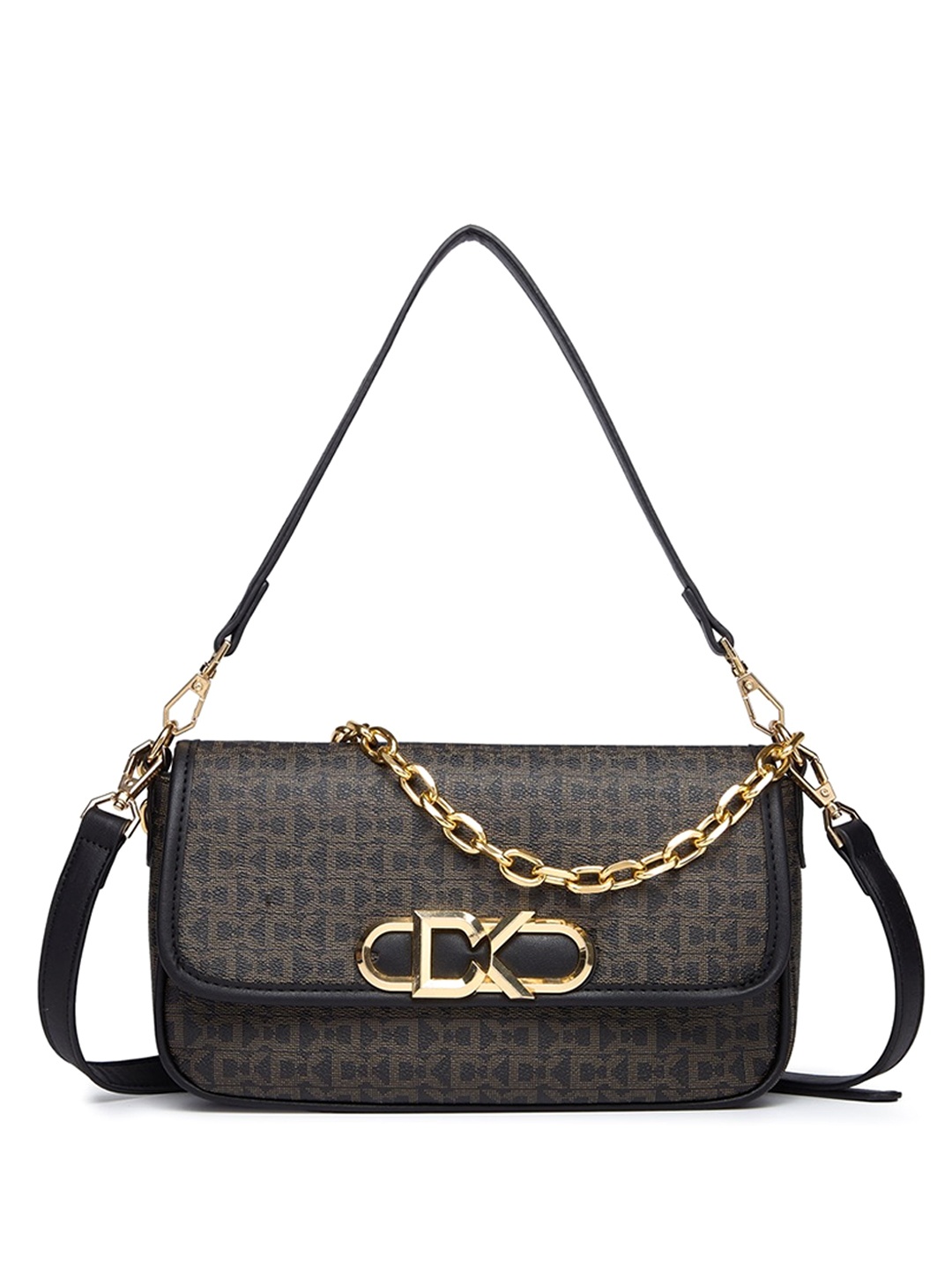 

Diana Korr Typography Printed Sling Bag, Black