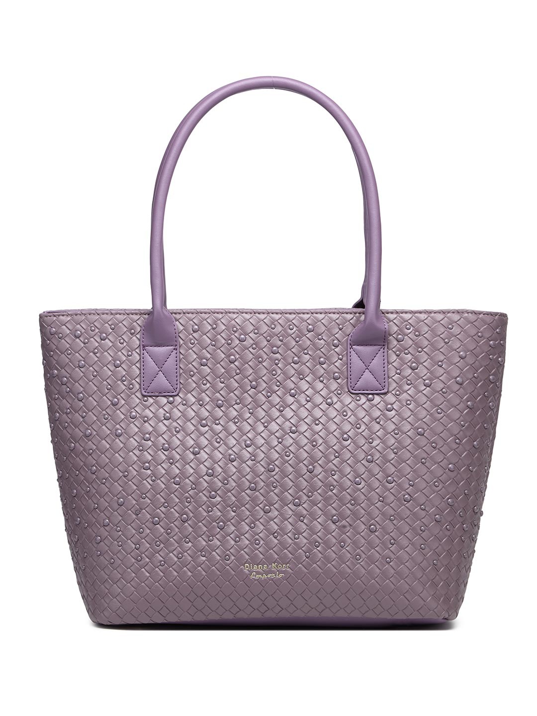 

Diana Korr Textured Shopper Shoulder Bag, Purple