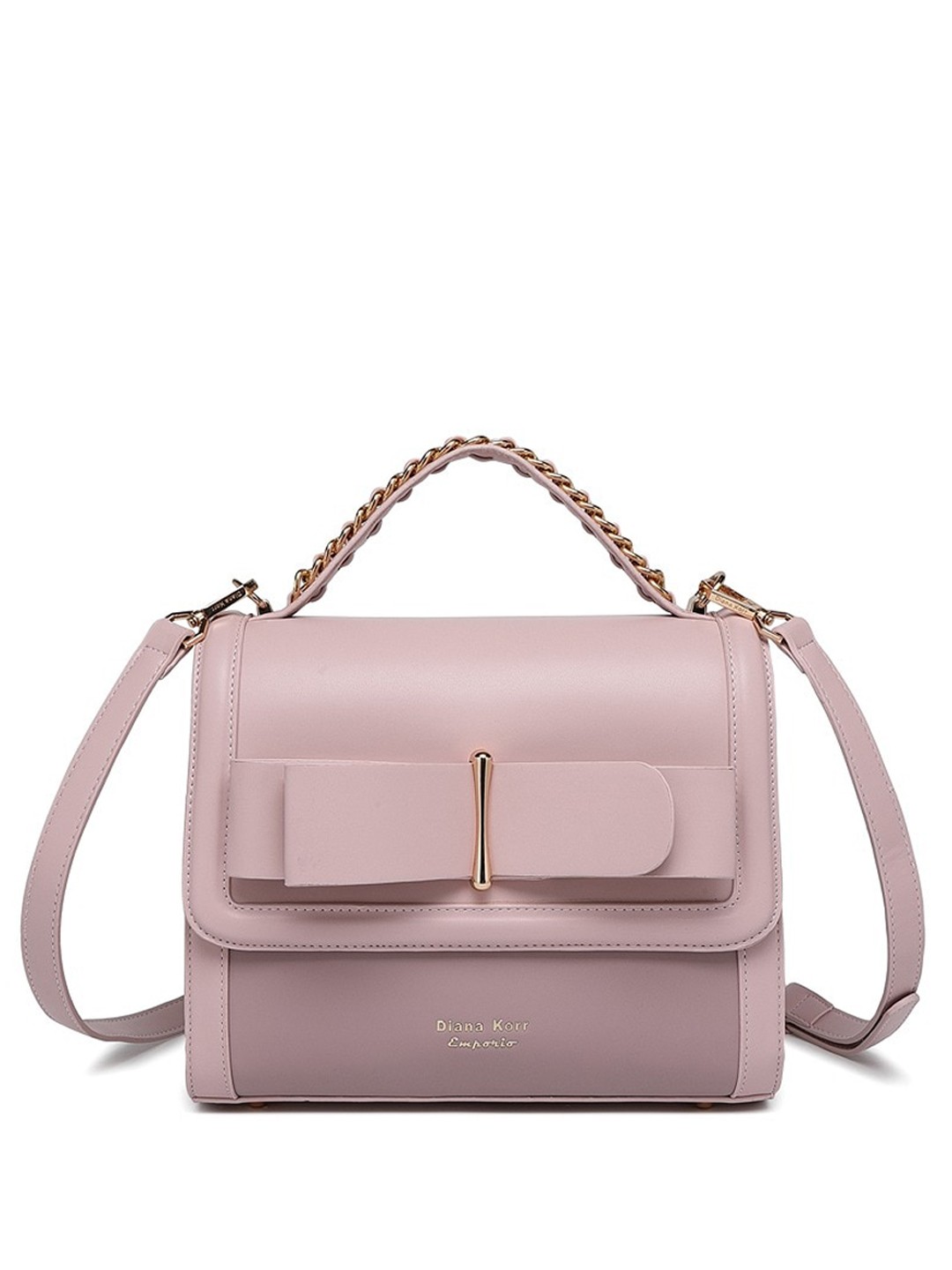 

Diana Korr PU Structured Handheld Bag, Pink