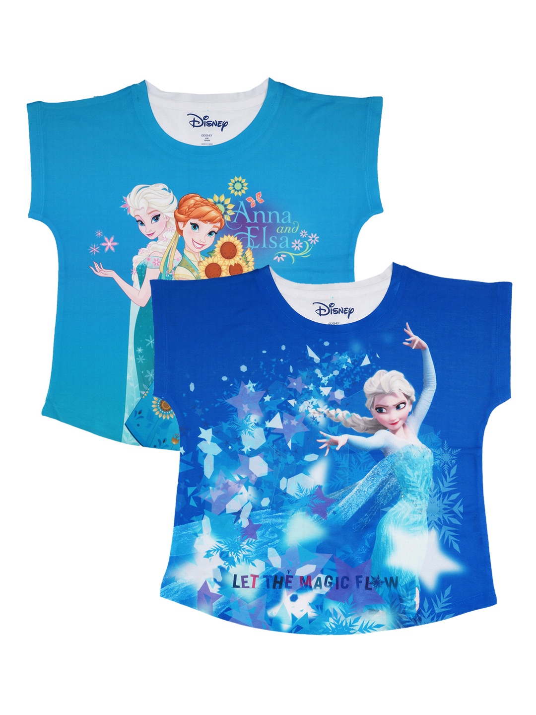 

Disney by Wear Your Mind Pack of 2 Blue Printed T-shirts