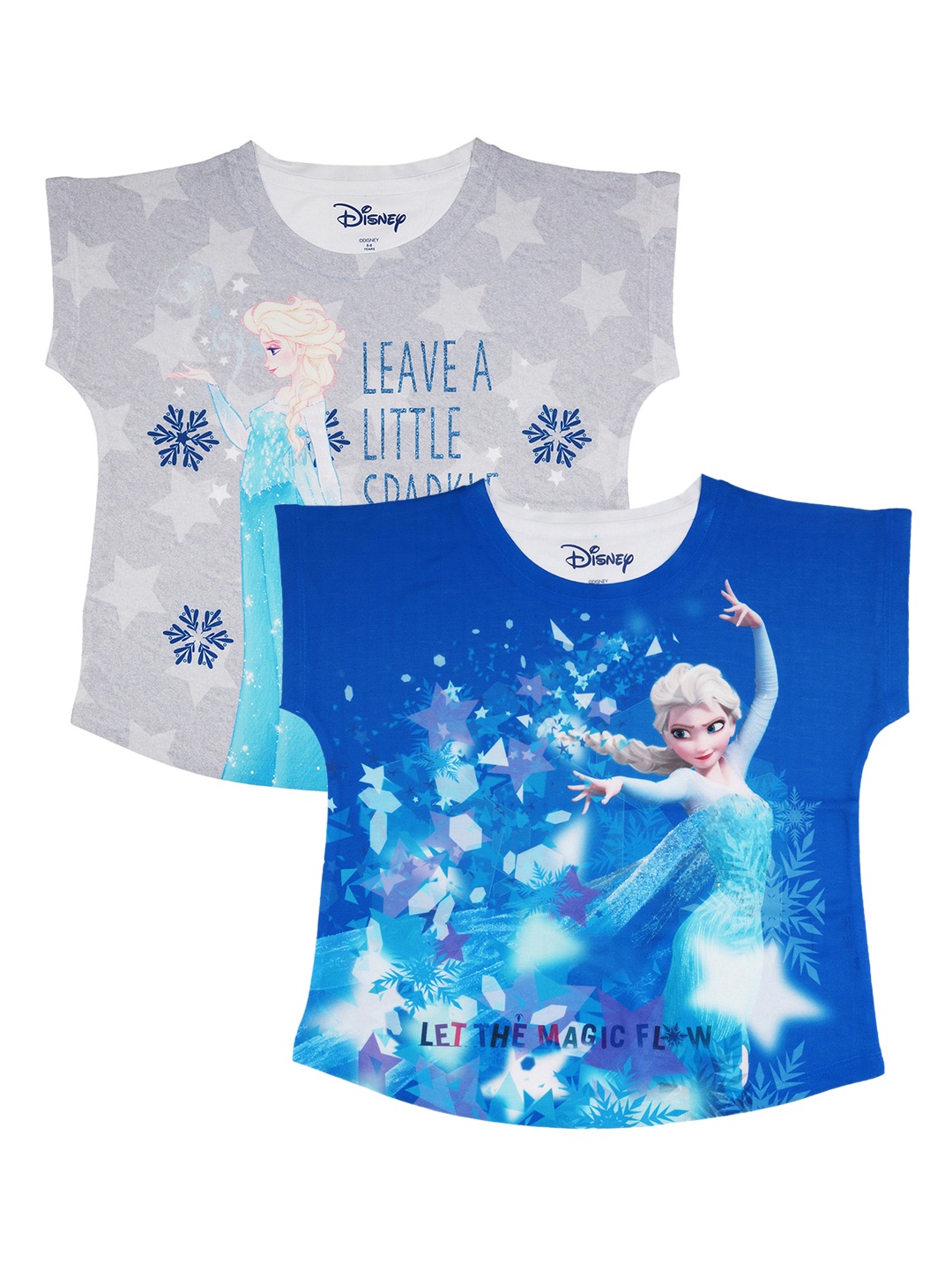 

Disney by Wear Your Mind Pack of 2 Printed T-shirts, Grey