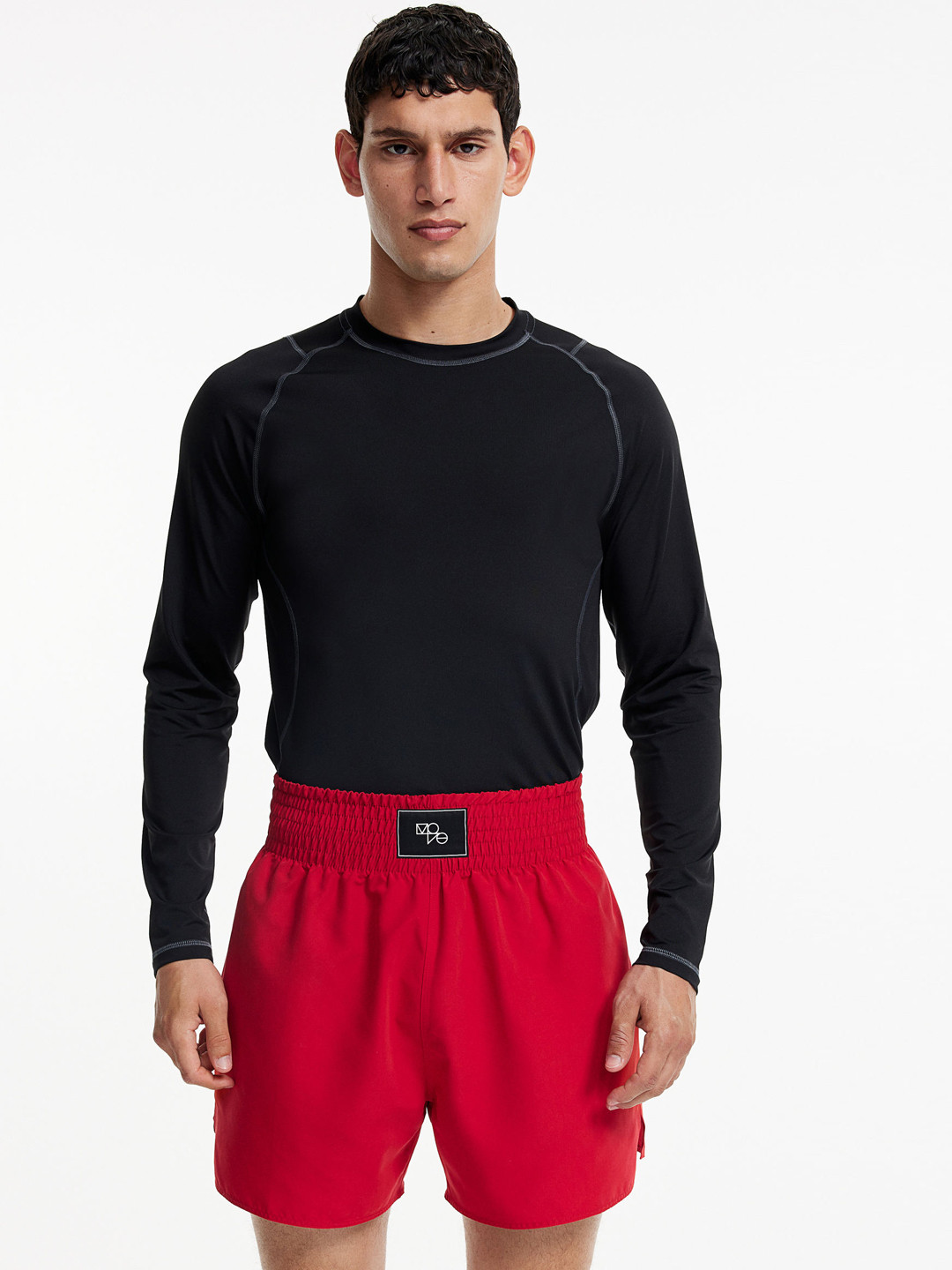 

H&M Men DryMove Boxing Shorts, Red