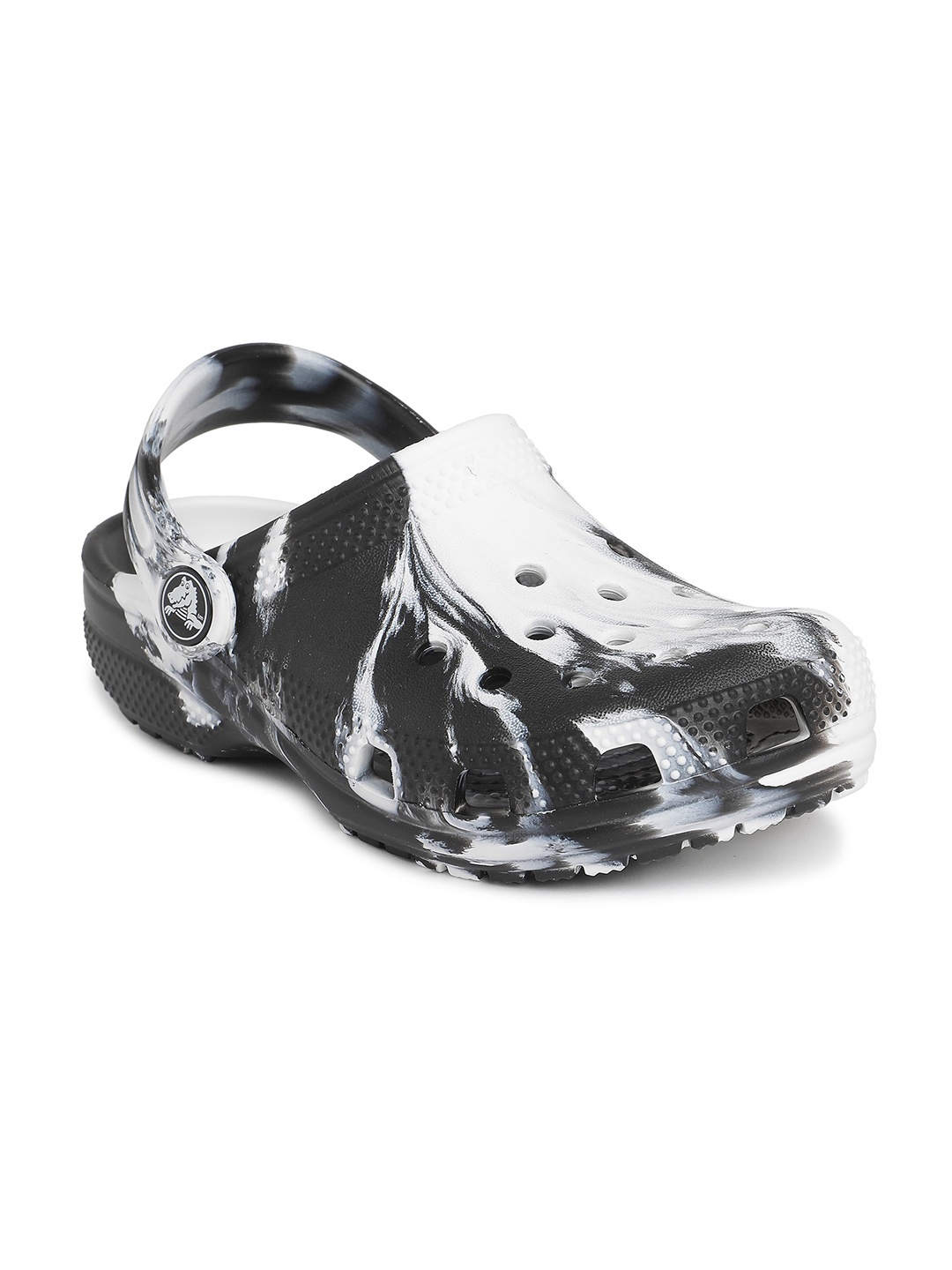 

Crocs Toddler Classic Marbled Clog, Black