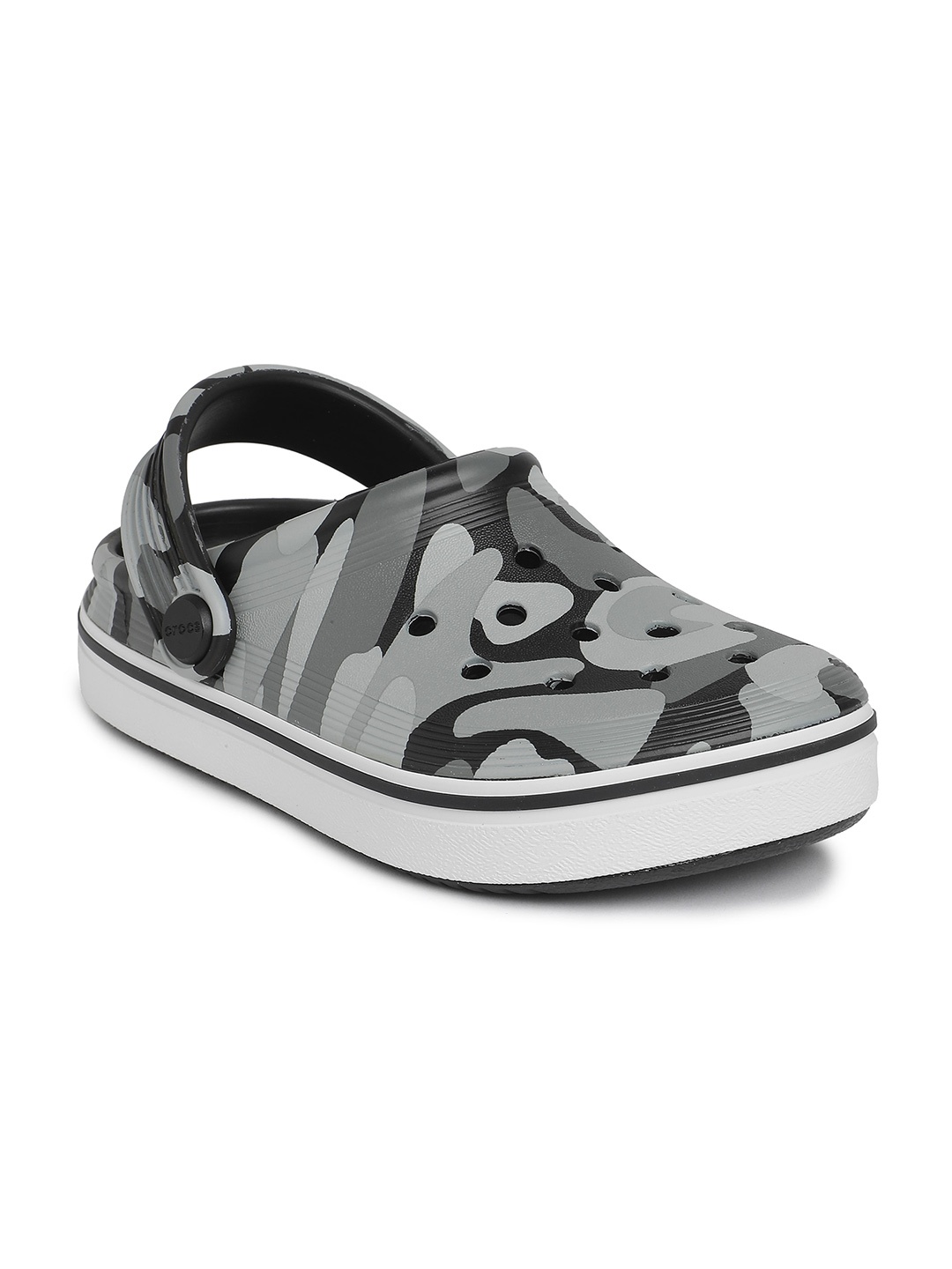 

Crocs Kids OFF COURT Camo Printed Croslite Clogs, Black