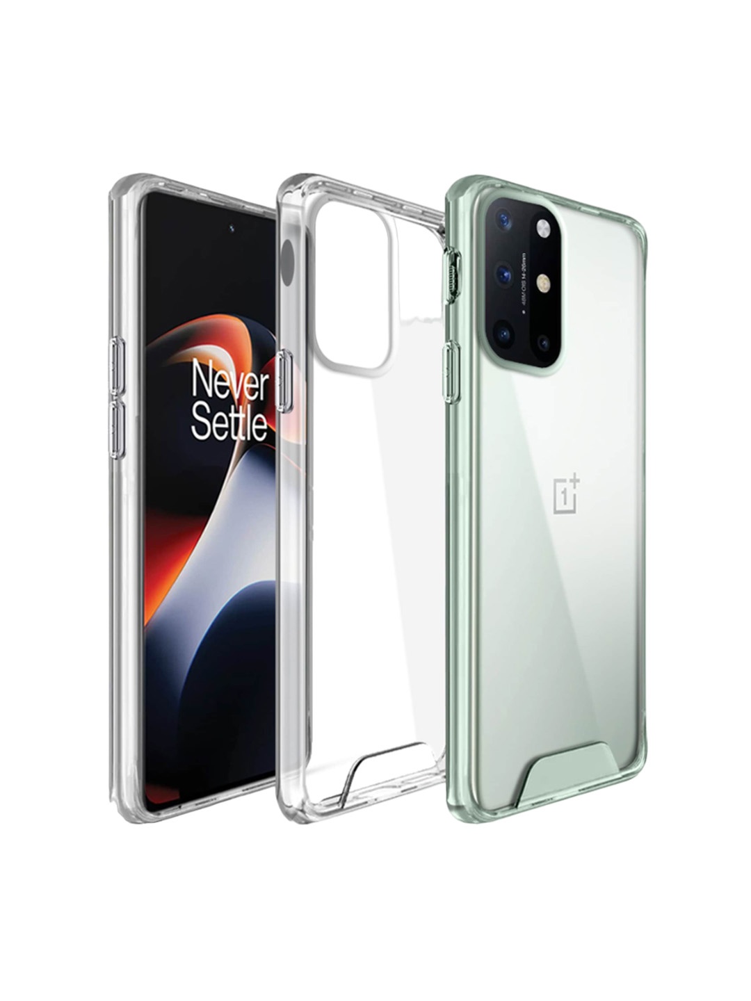 

Karwan OnePlus 9R Anti-Yellow Mobile Back Case, Transparent