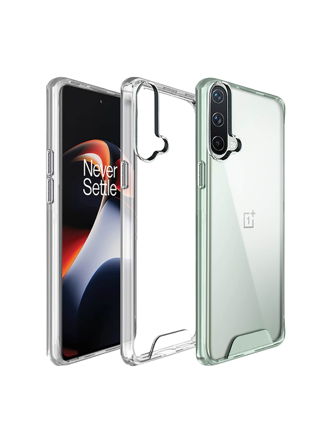 

Karwan OnePlus Nord CE Anti-Yellow Mobile Back Case, Transparent