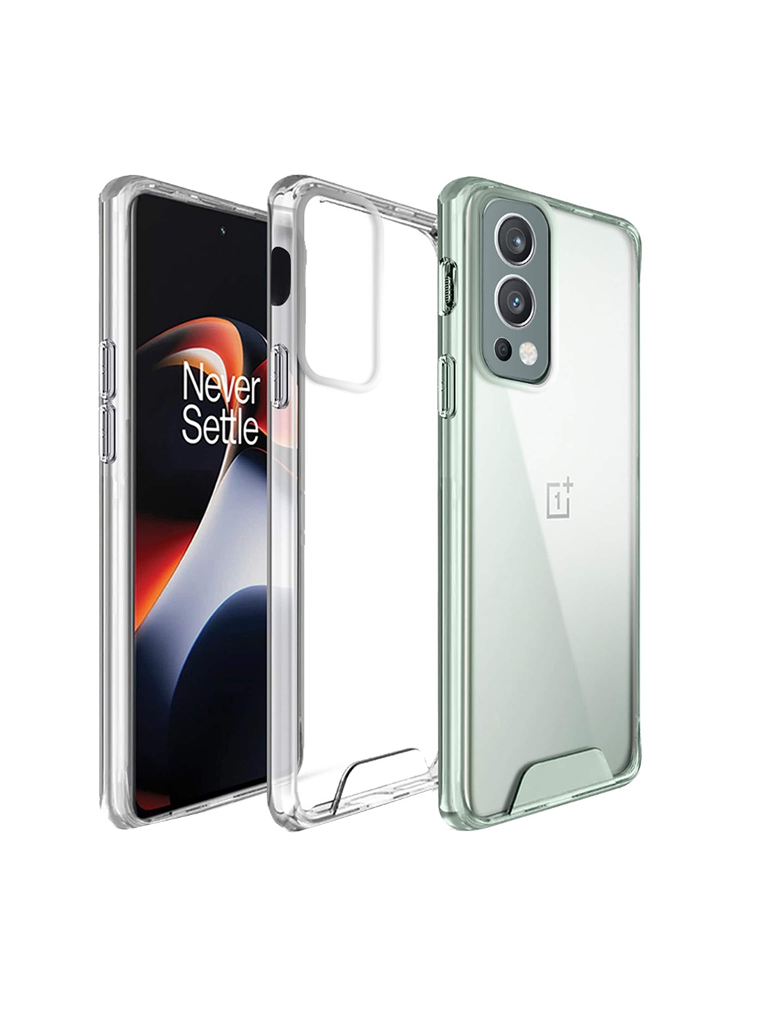 

Karwan OnePlus Nord 2 Anti-Yellow Mobile Back Case, Transparent
