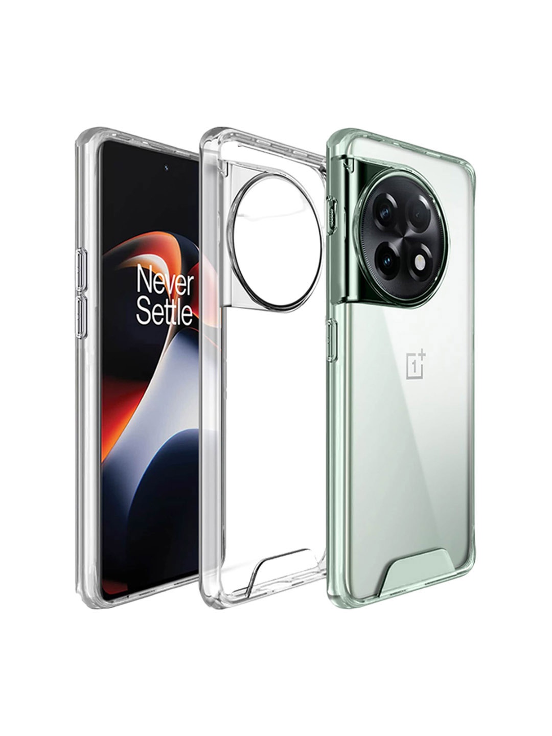 

Karwan OnePlus Anti-Yellow Nord Mobile Back Case, Transparent