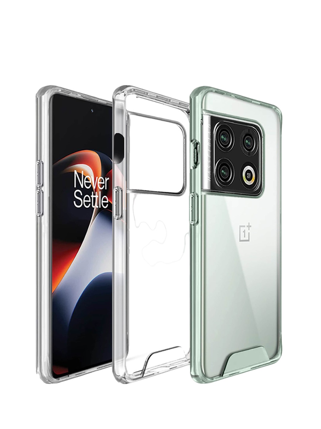 

Karwan OnePlus 10 Pro Anti-Yellow Mobile Back Case, Transparent