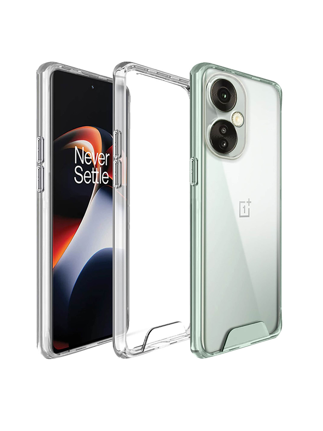 

Karwan OnePlus Nord CE3 Lite Anti-Yellow Mobile Back Case, Transparent