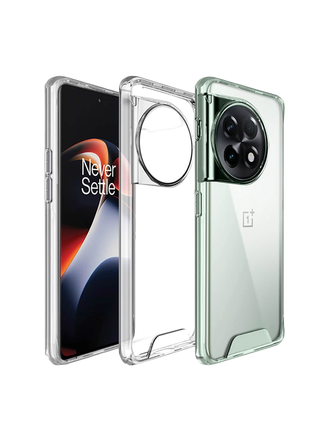 

Karwan OnePlus 11 Anti-Yellow Mobile Back Case, Transparent