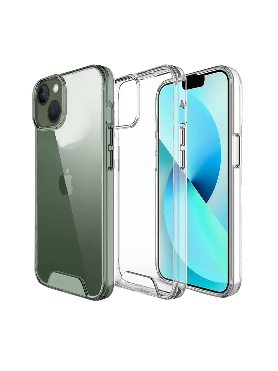 

Karwan iPhone 14 Anti-Yellow Mobile Back Case, Transparent