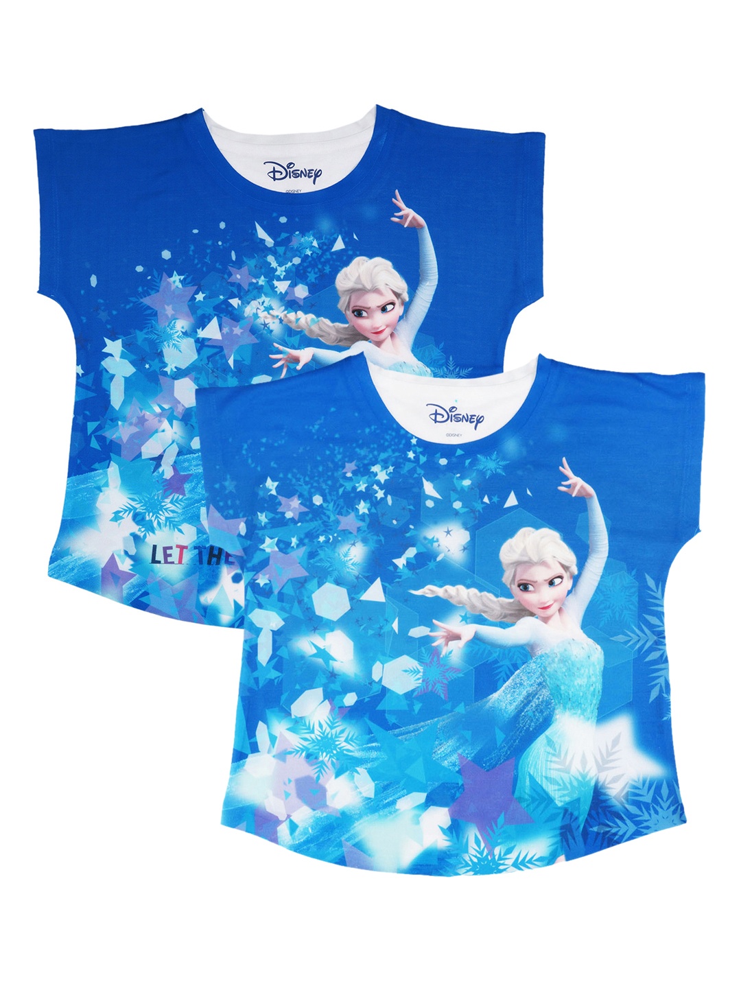 

Disney by Wear Your Mind Blue Pack of 2 Printed T-shirts