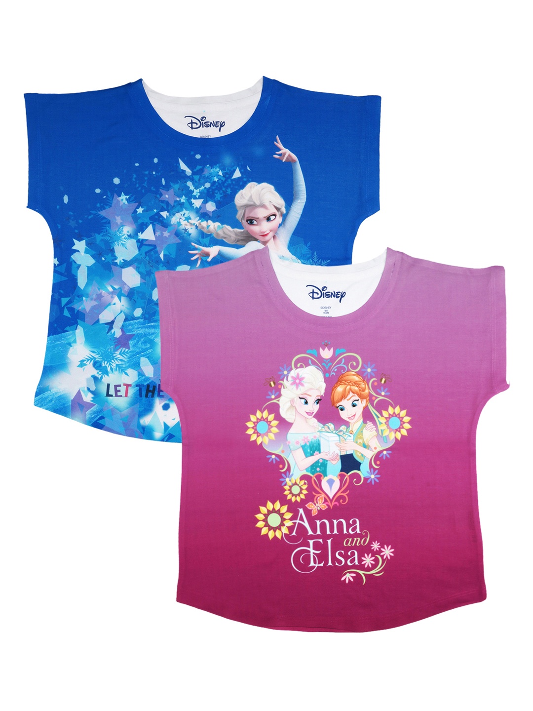 

Disney by Wear Your Mind Pack of 2 Printed T-shirts, Blue