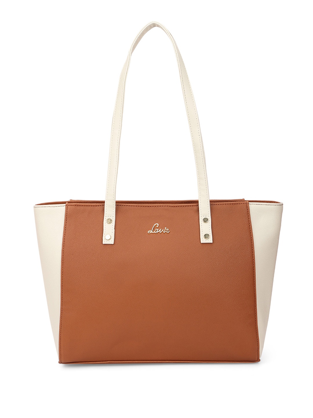 

Lavie Colourblocked Structured Shoulder Bag, Brown