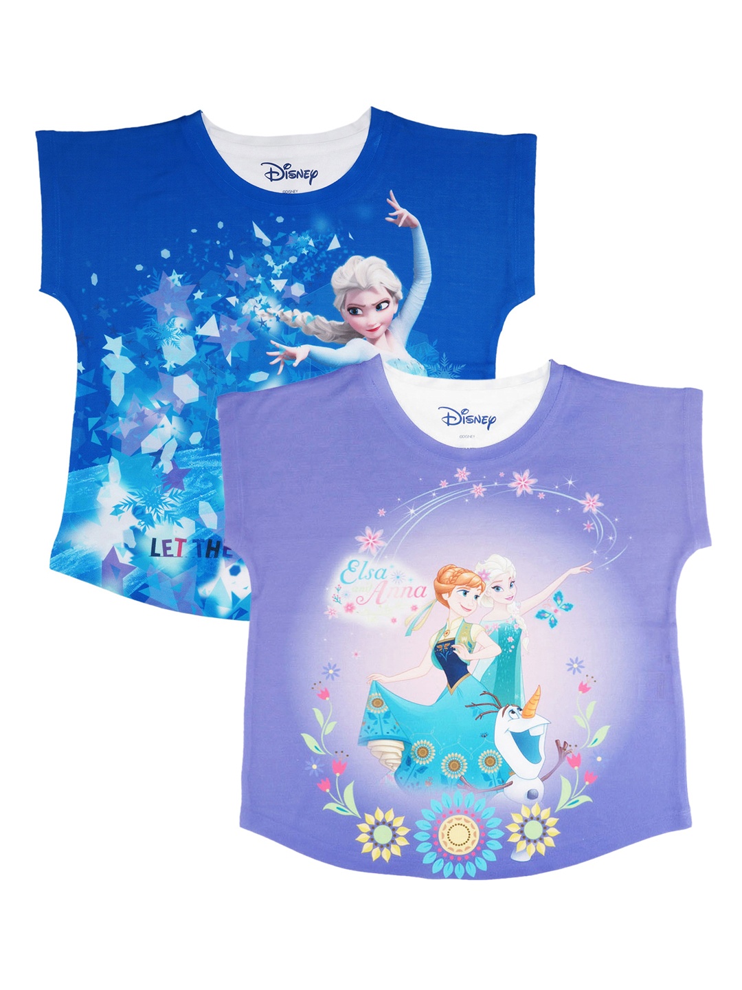 

Disney by Wear Your Mind Pack of 2 Printed T-shirts, Purple