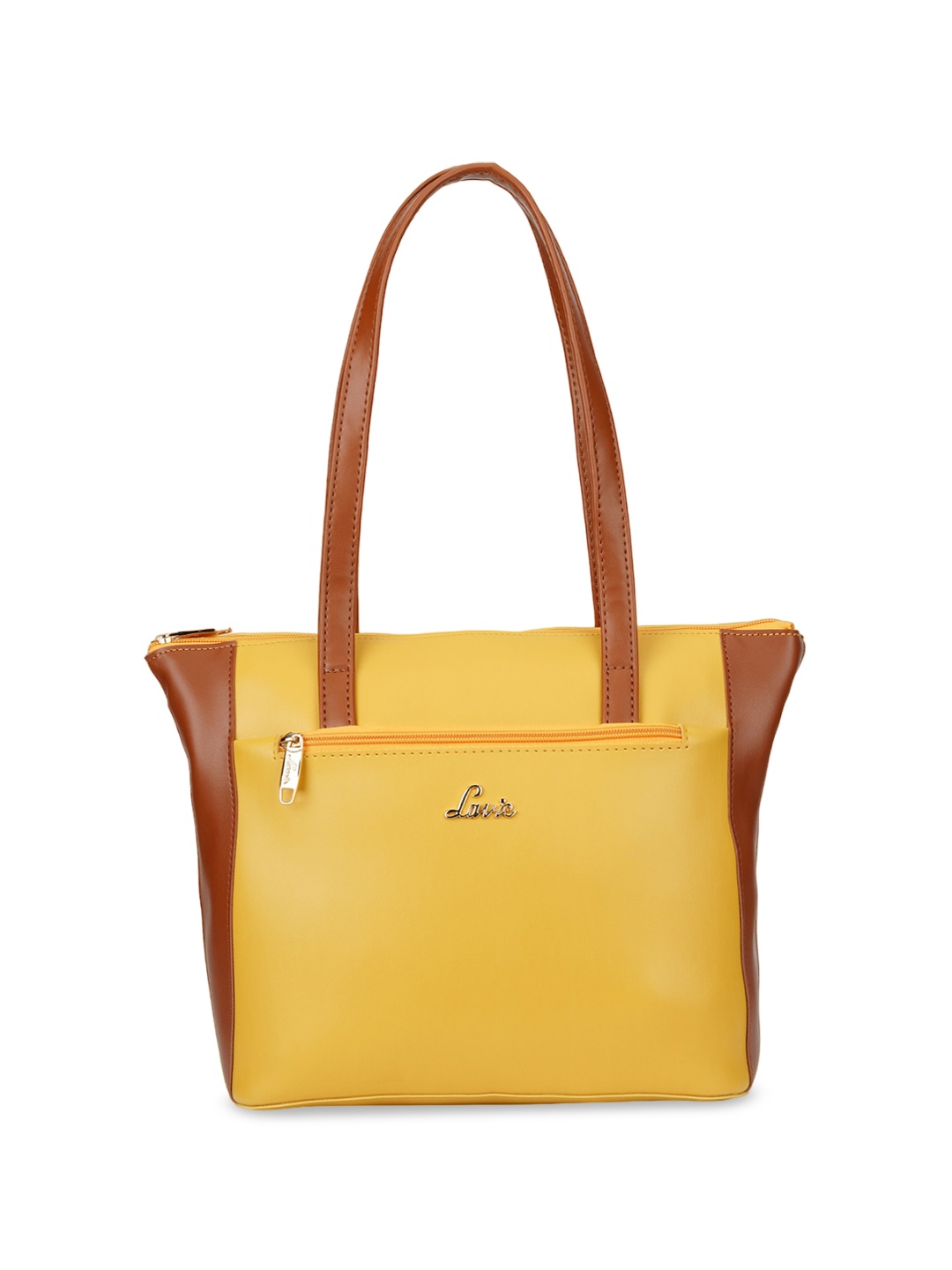 

Lavie Colourblocked Structured Shoulder Bag, Yellow