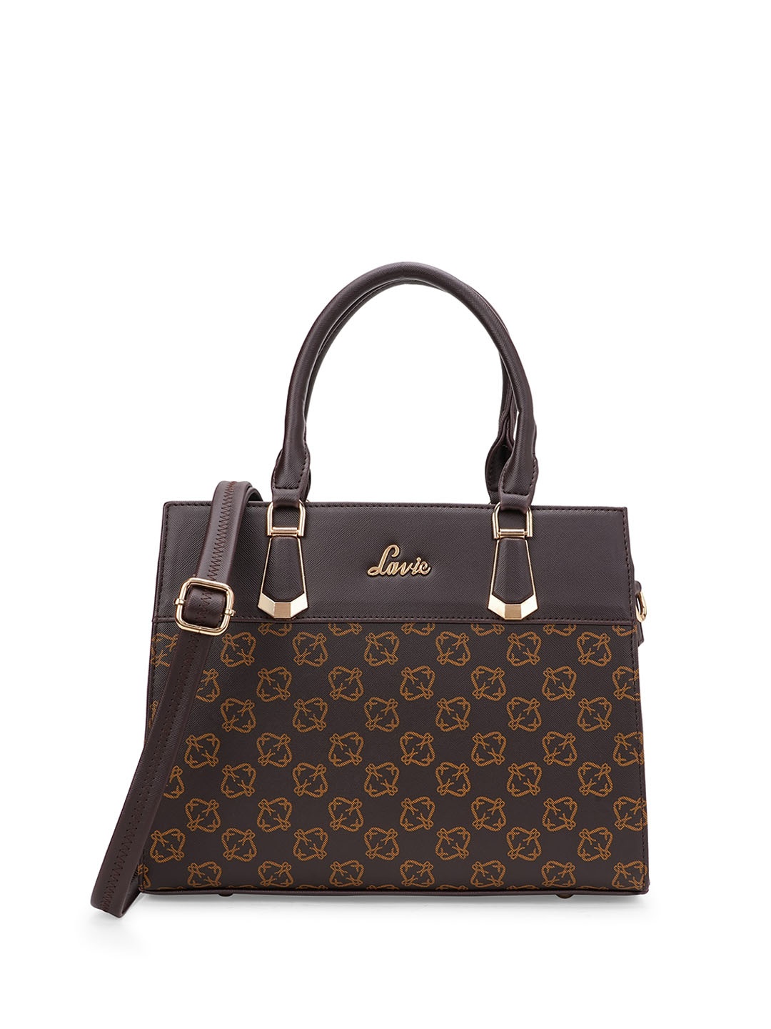 

Lavie Printed Structured Handheld Bag, Brown