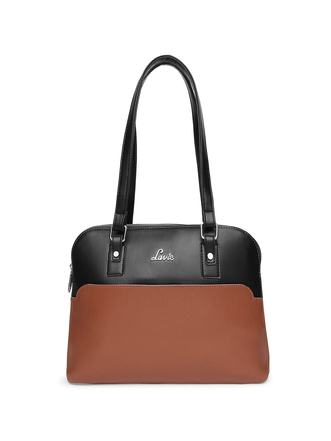 

Lavie Colourblocked Structured Shoulder Bag, Brown