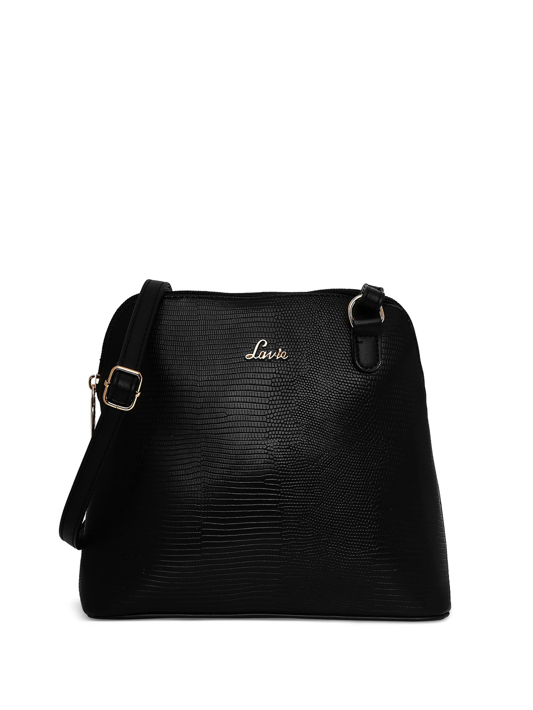 

Lavie Textured Structured Sling Bag, Black